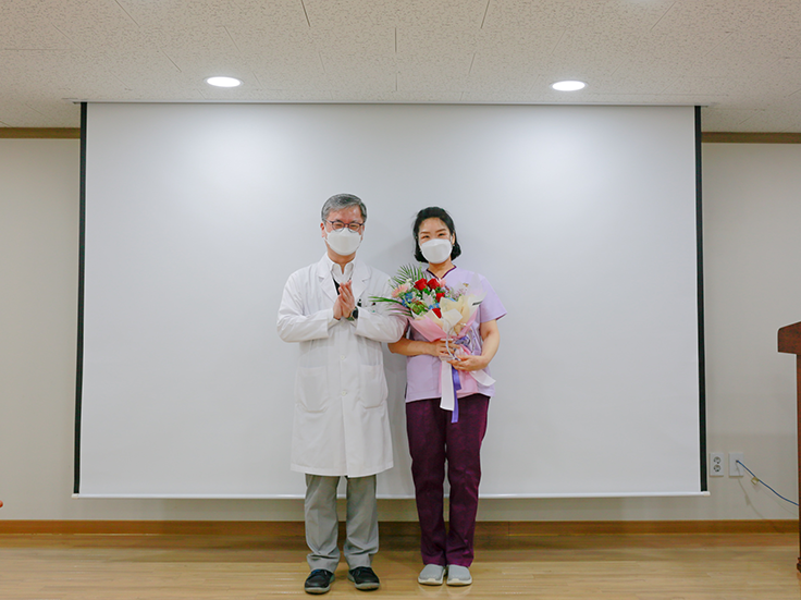 인천사랑병원 간호부 김윤희 간호사, 결핵관리전담간호사 공로패 수상