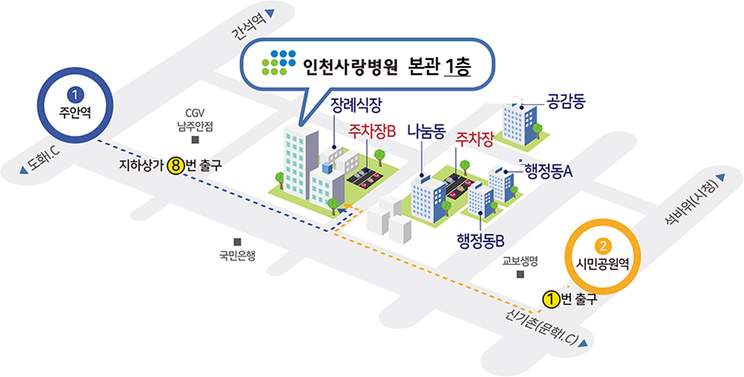 인천사랑병원 위치